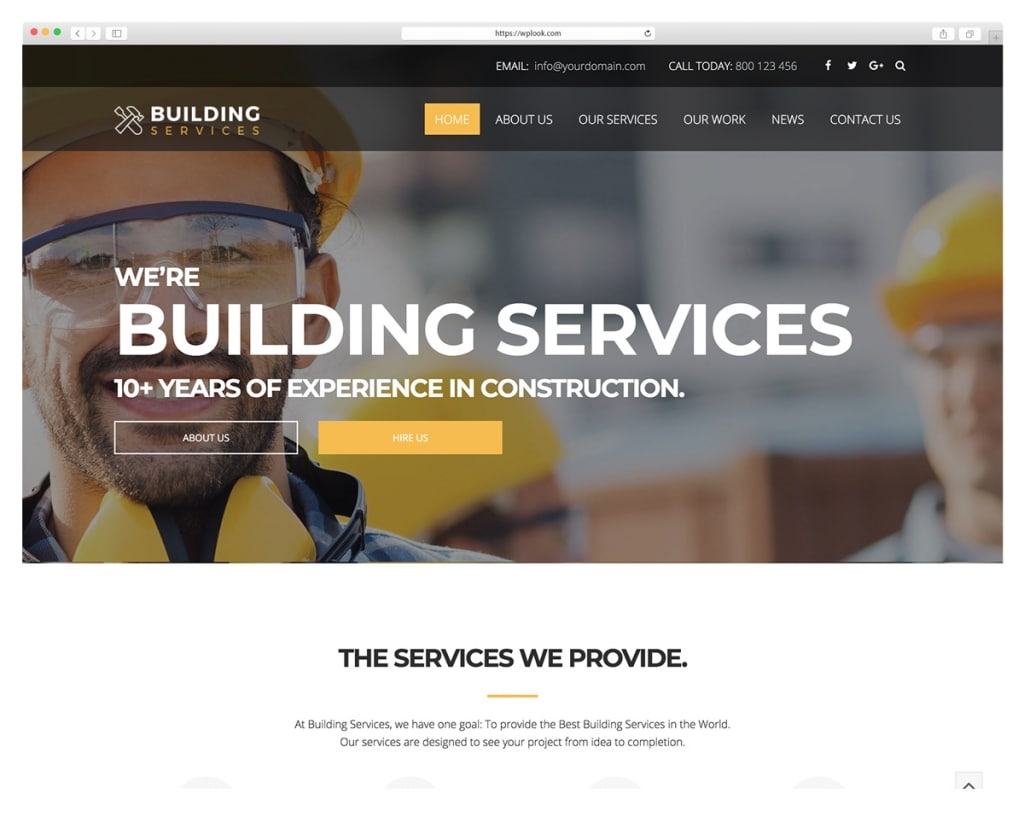 You - Construction WordPress Themes