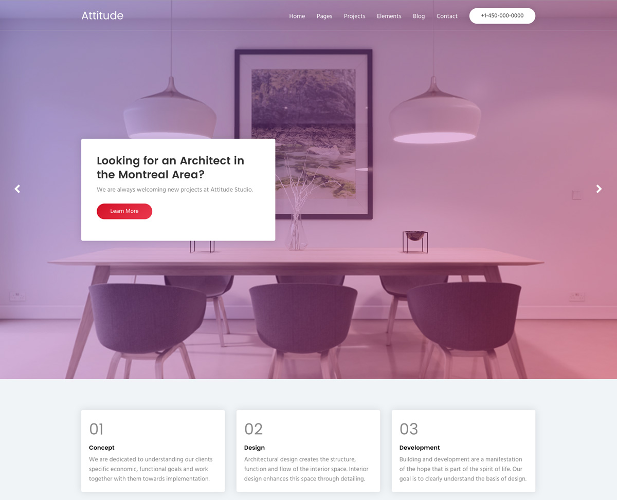 Attitude HTML Template