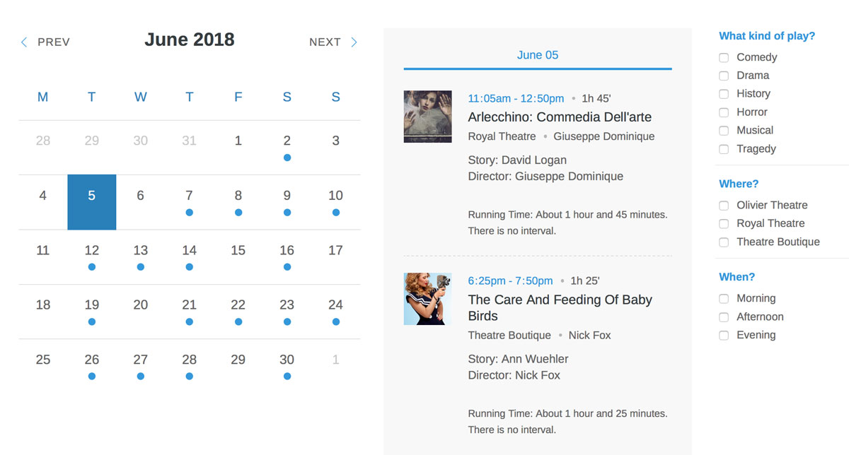 Best WordPress Event Calendar Plugins WPlook Themes