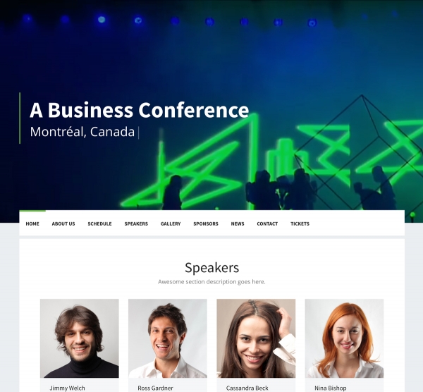 Event WordPress Theme for Conference