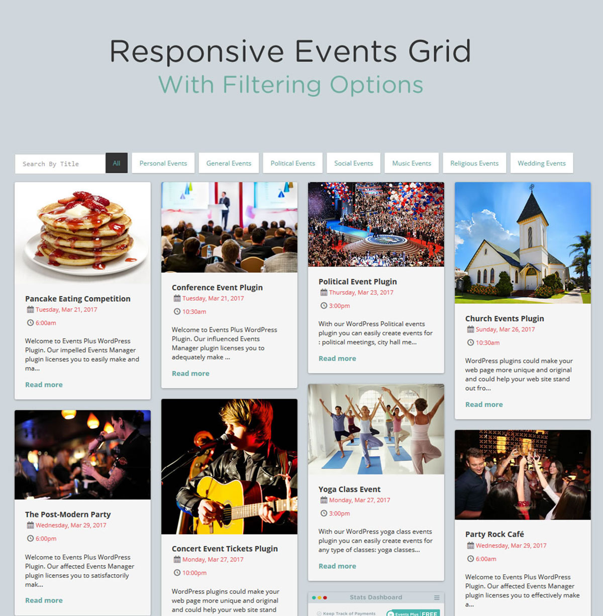 Best WordPress Event Calendar Plugins WPlook Themes