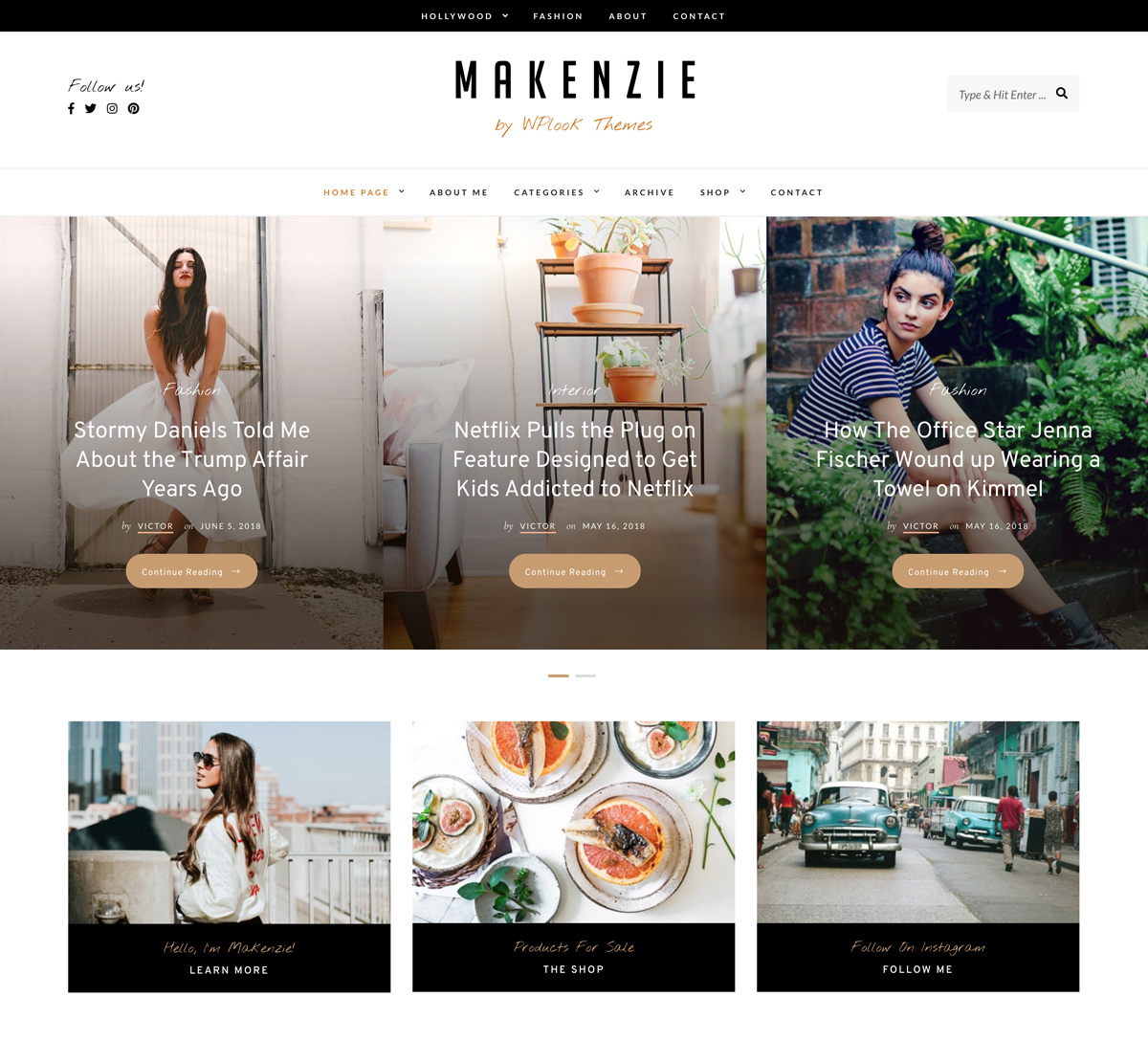 Makenzie WordPress Theme