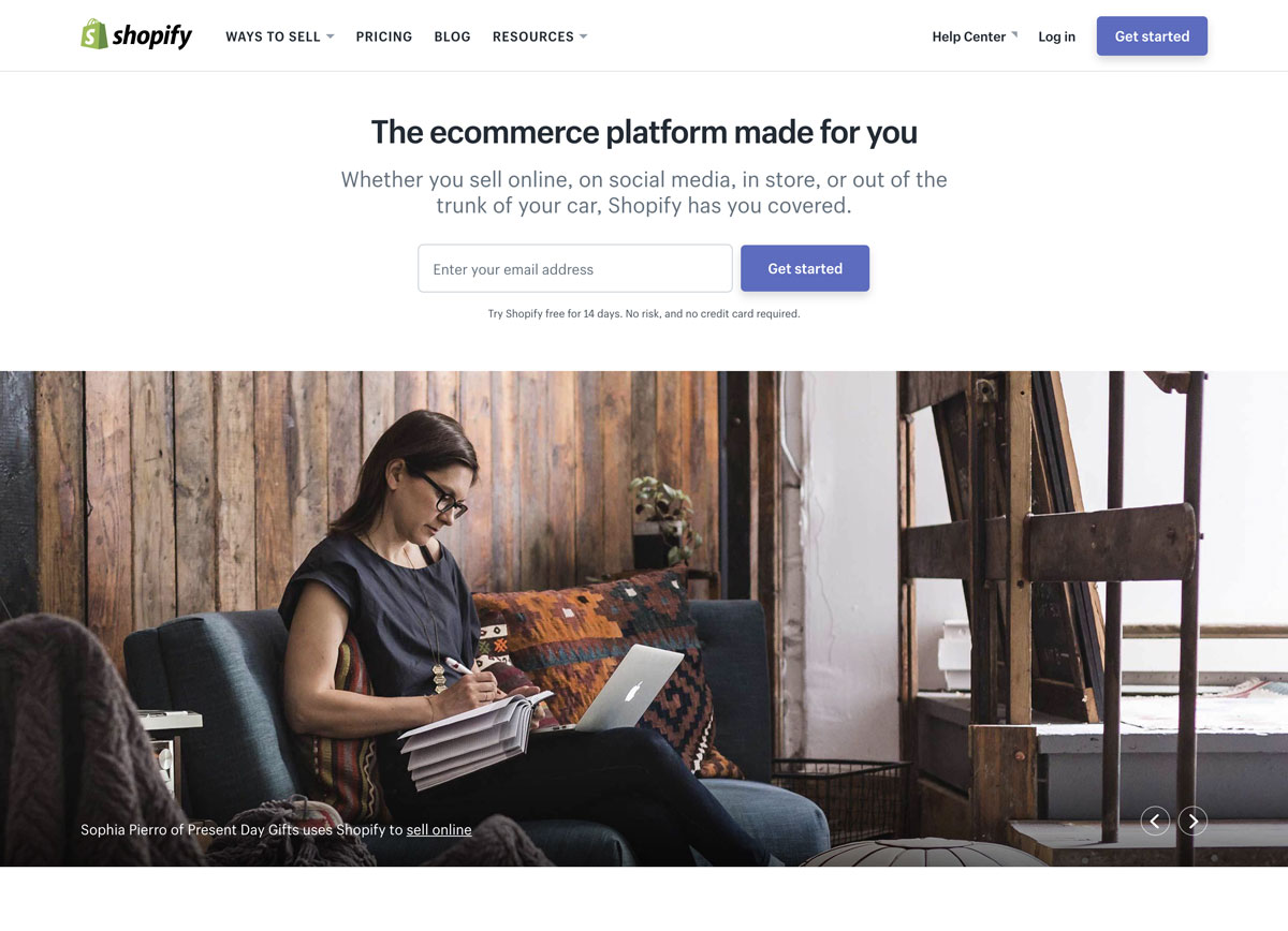 Shopify - Ecommerce Platform