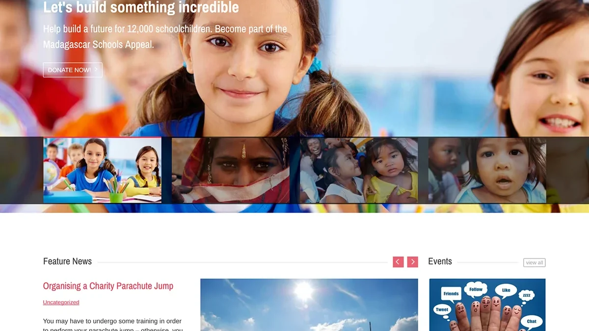 Charitas PRO WordPress Theme