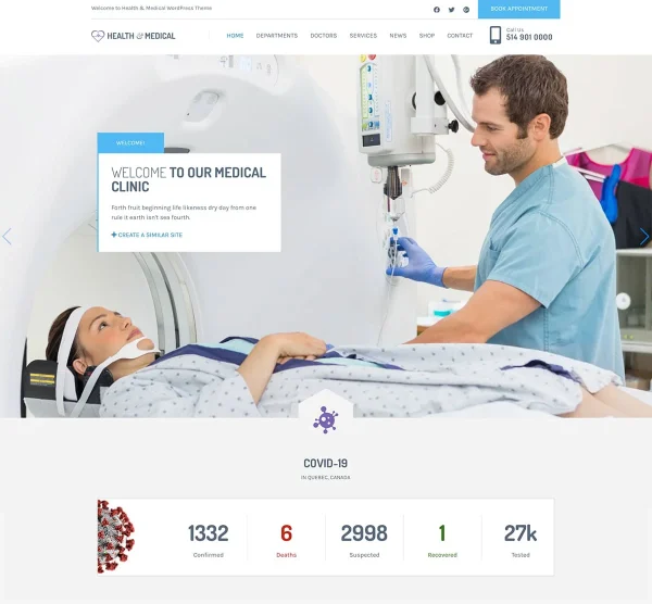 Health & Medical WordPress Themes