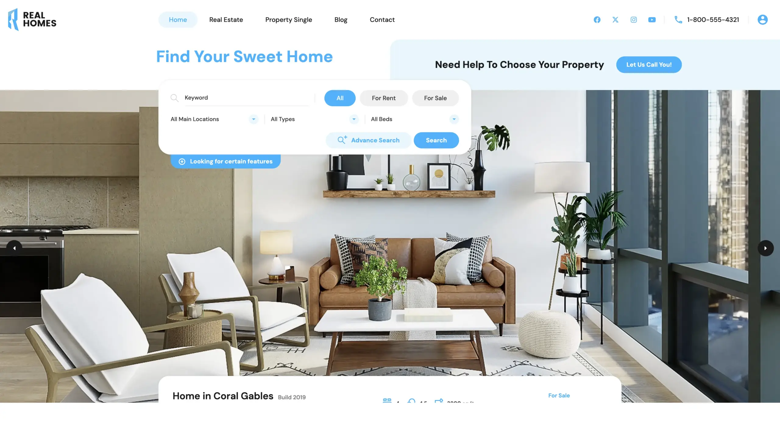 RealHomes WordPress theme for property listing websites