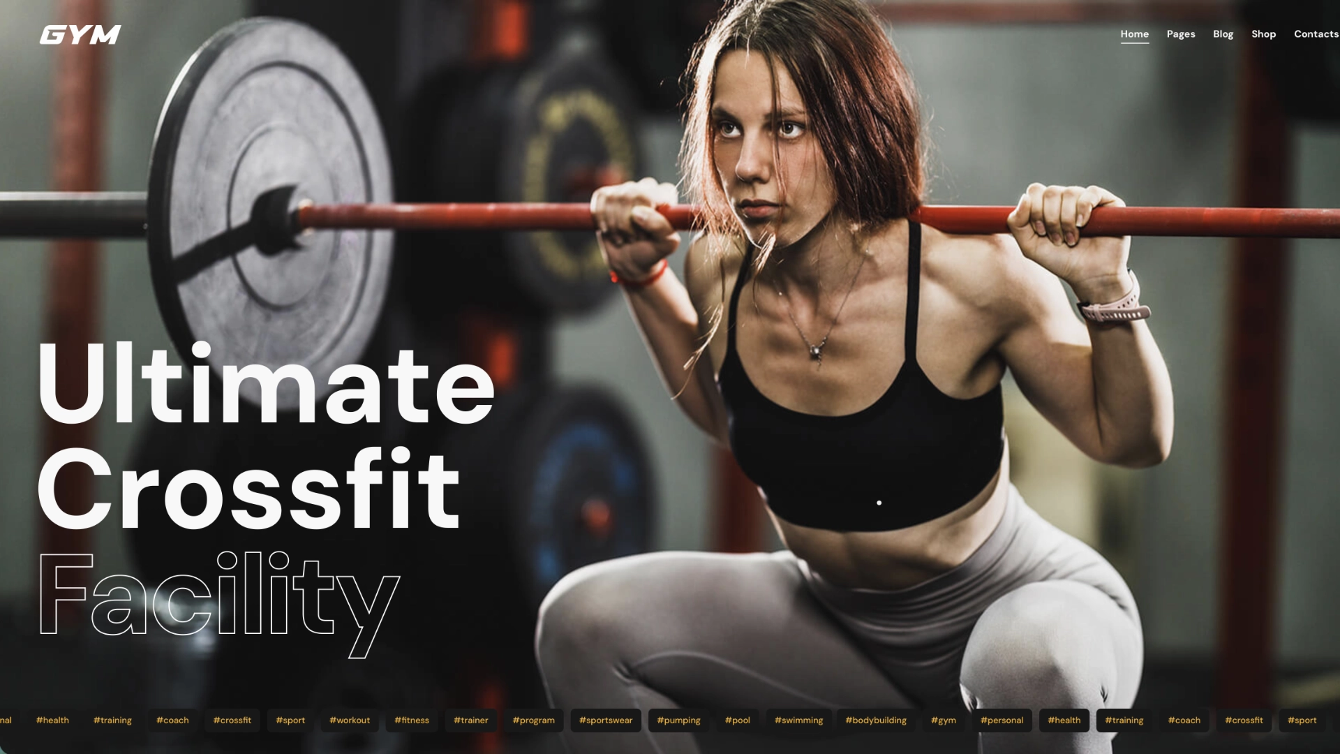 GYM Sport and Fitness Club WordPress theme