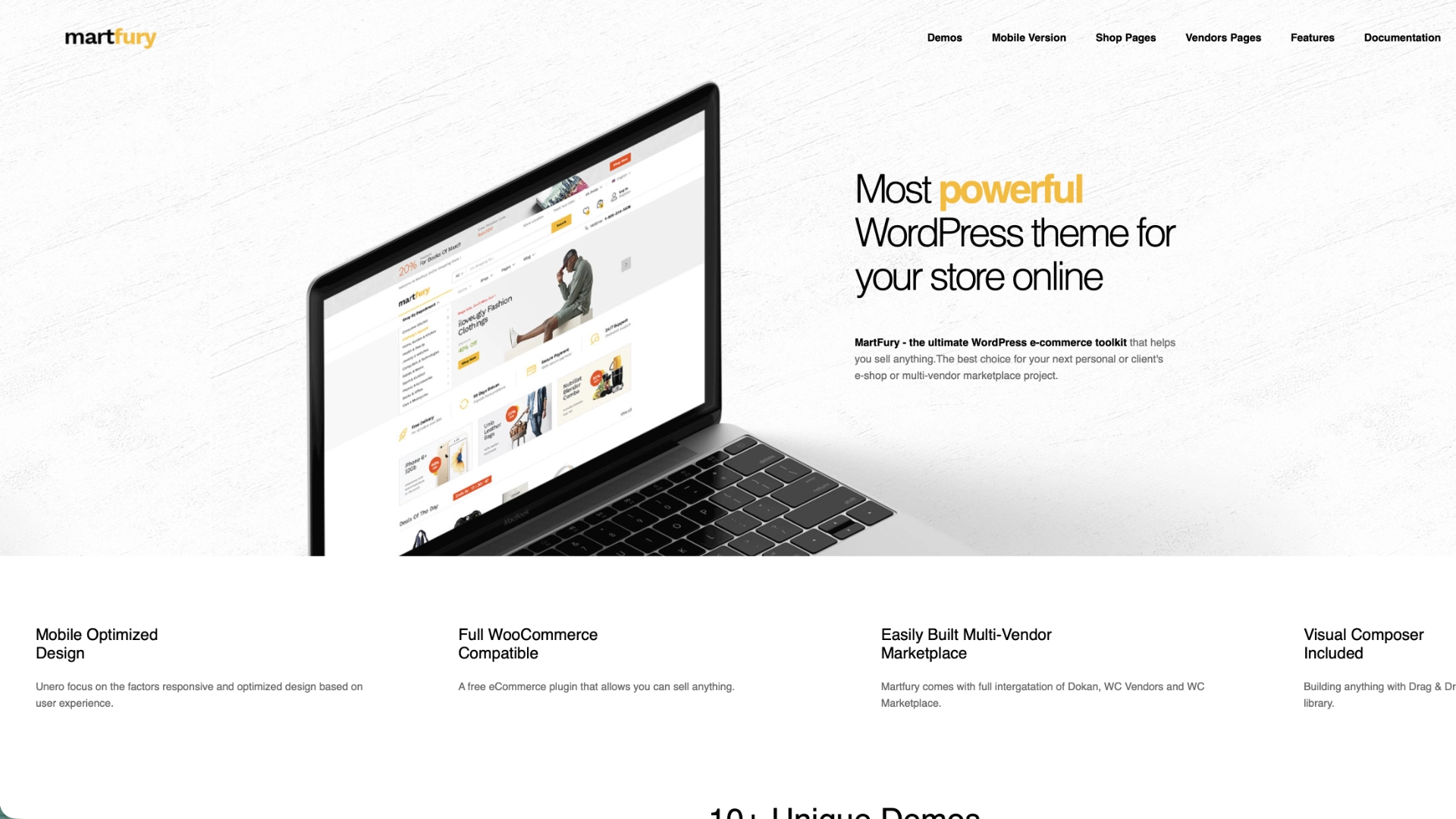 Martfury multi-vendor marketplace WooCommerce WordPress theme