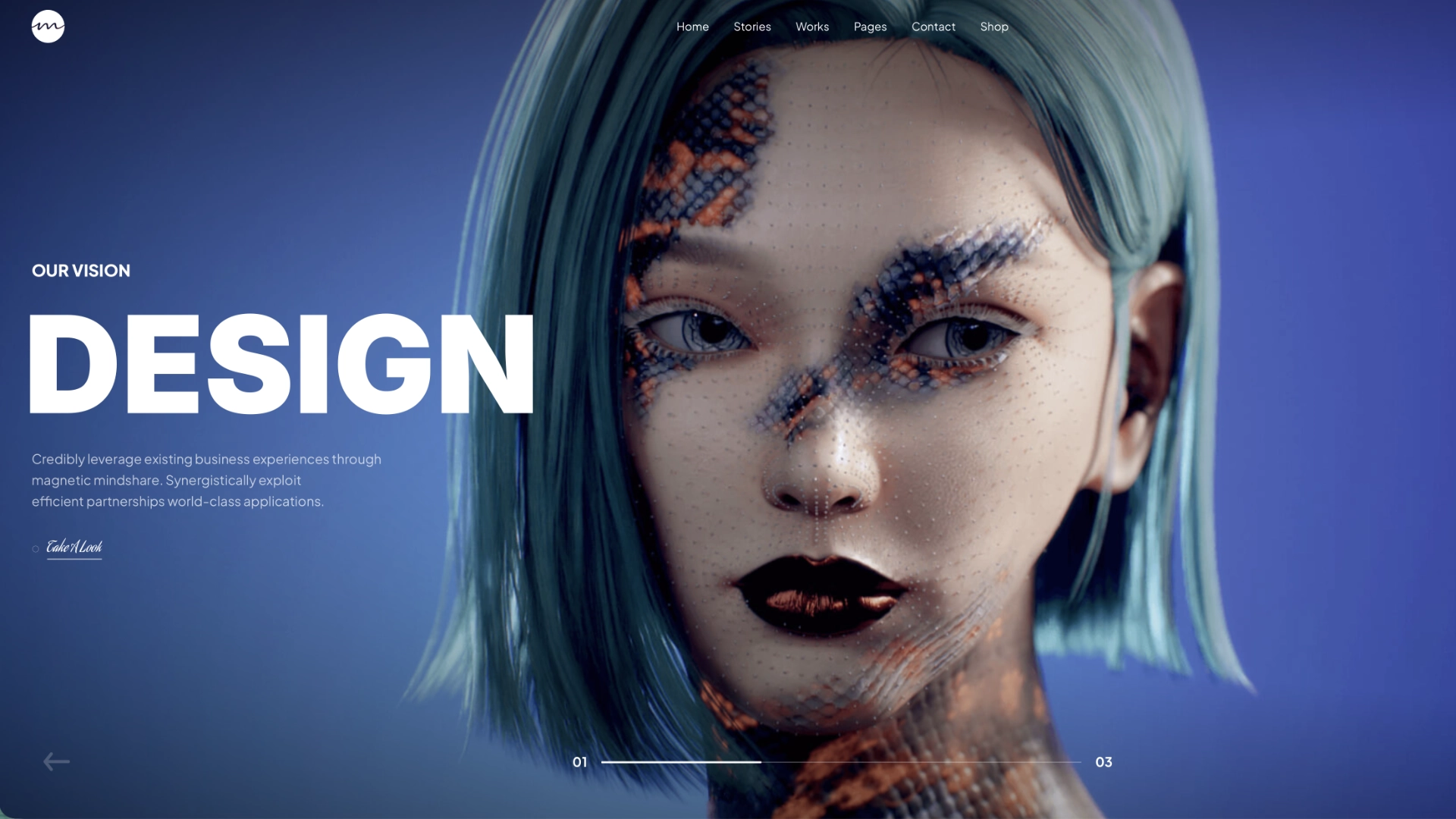 Most creative agency WordPress theme with modern dark mode portfolio