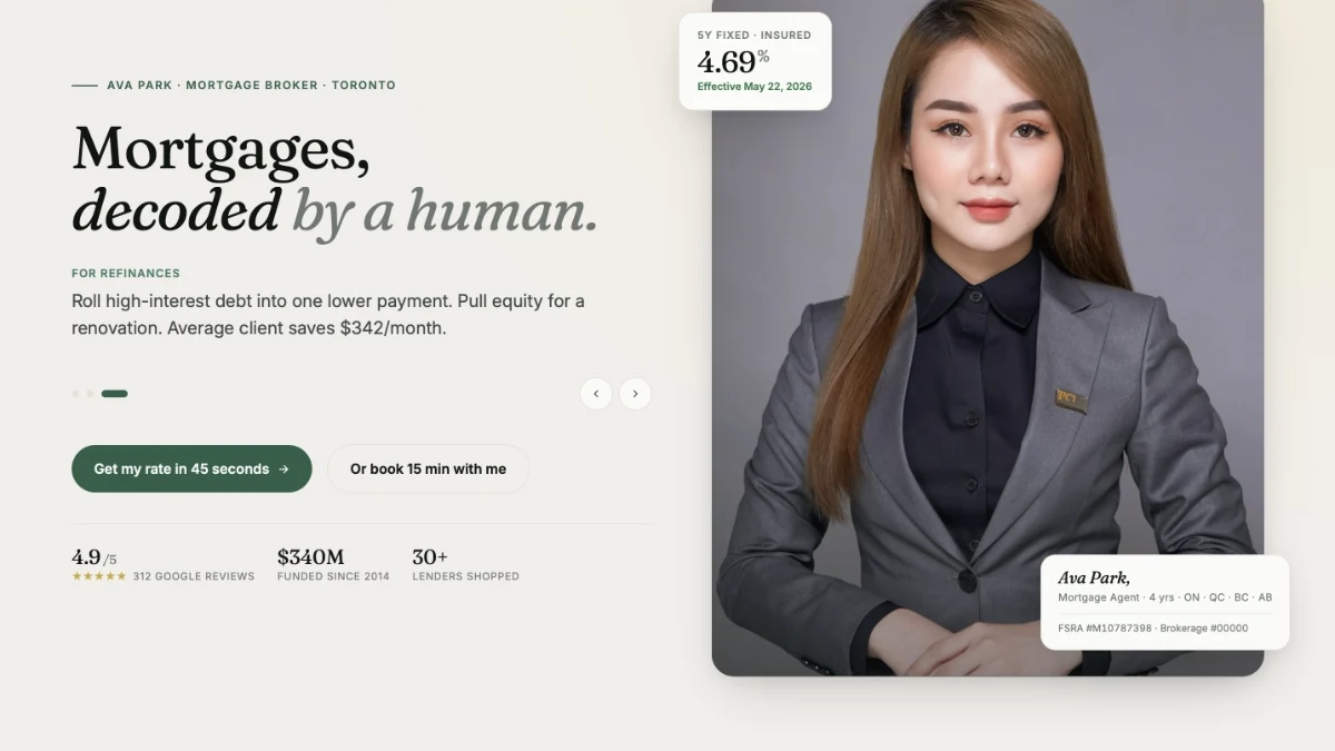 Best mortgage broker WordPress themes for 2026 — The Broker theme cover image